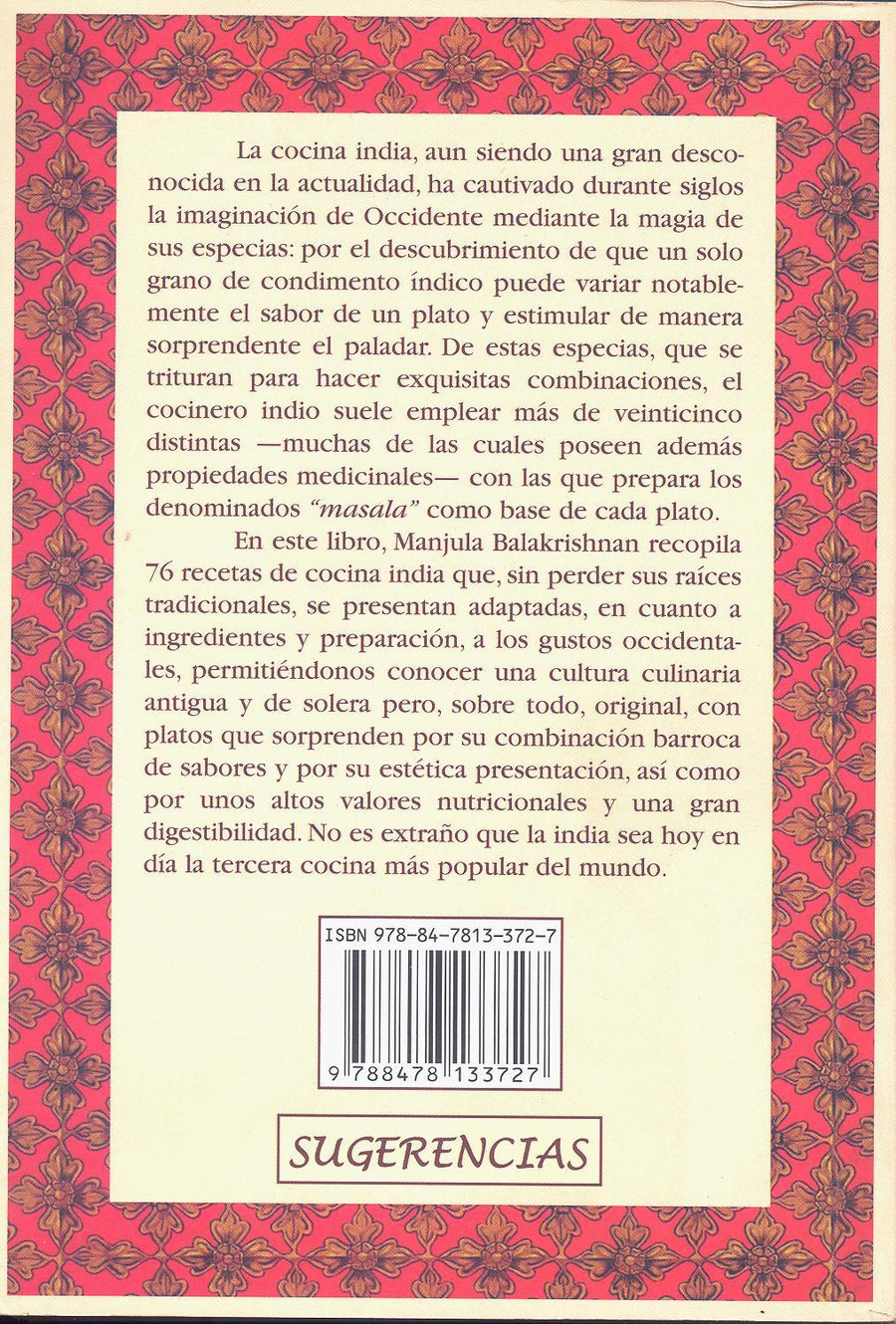 Sabores De La India.  76 Recetas De Cocina