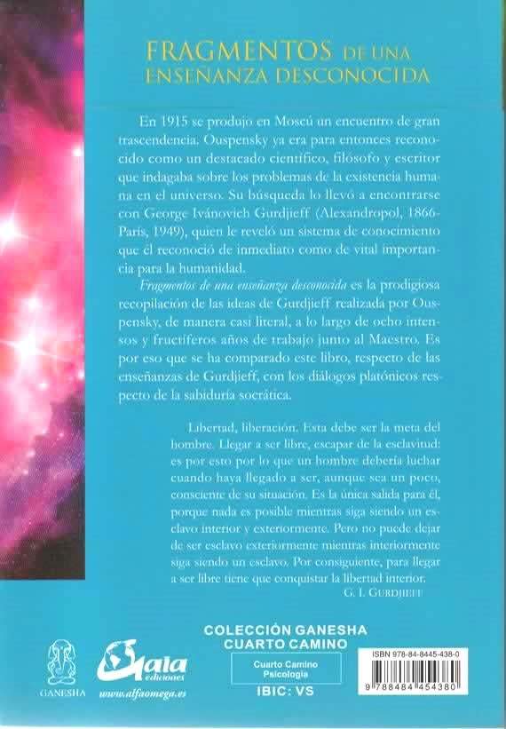 Fragmentos de una Enseñanza Desconocida
