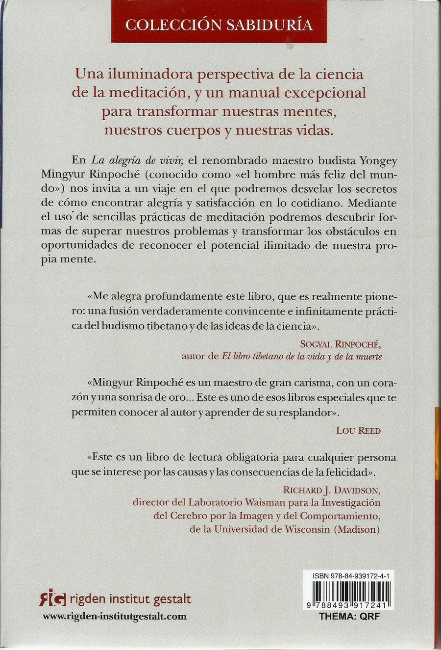 La Alegría de Vivir   El Secreto y la Ciencia de la Felicidad