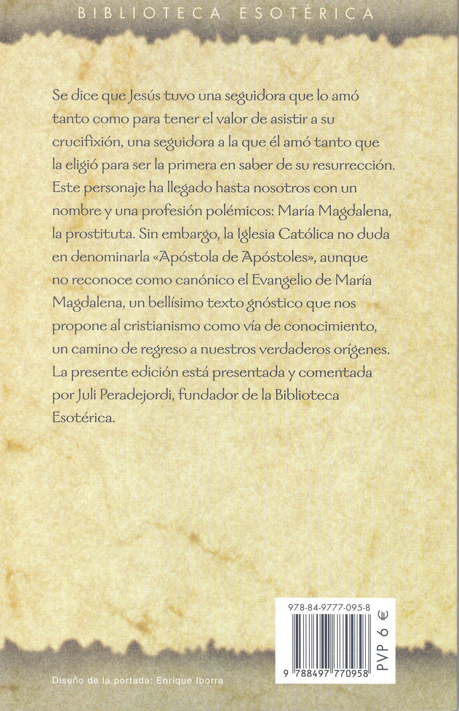 Evangelio de María Magdalena, Apócrifo Gnóstico