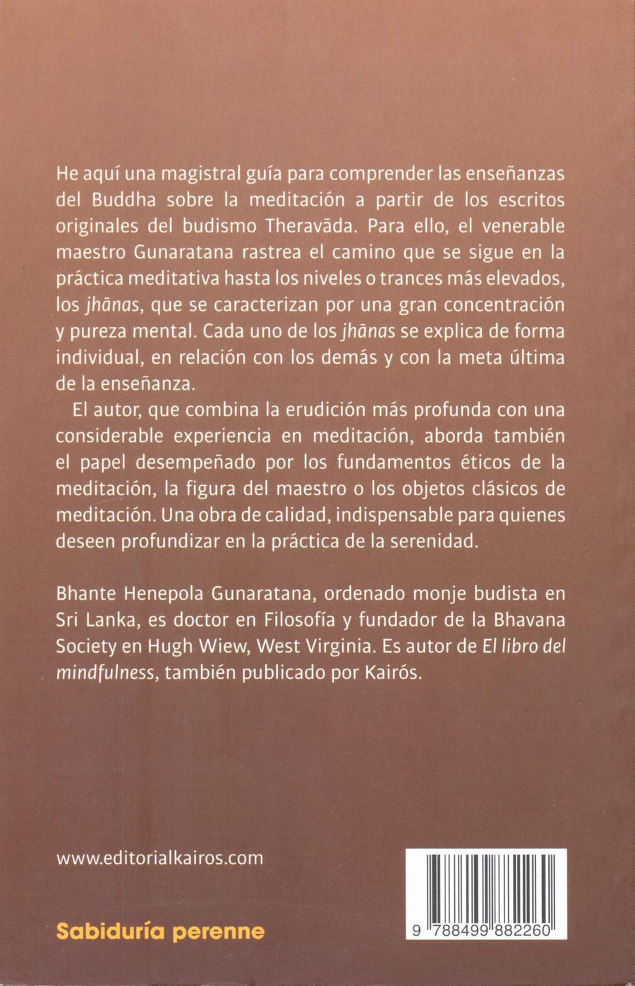 La Meditación Budista   El Camino de la Serenidad y la Visión Profunda