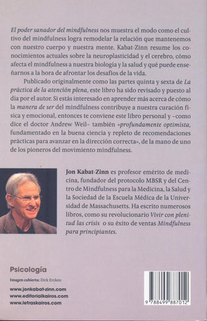 El Poder Sanador del Mindfulness   Una Nueva Manera de Ser