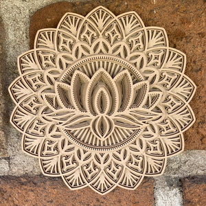 Mandala con loto