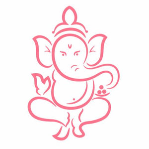 Calcomanía de Ganesh estilizada (impreso)