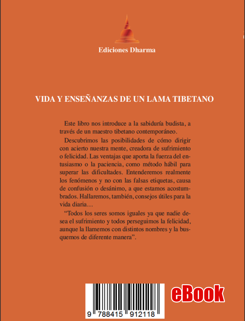 Vida Y Enseñanzas De Un Lama Tibetano