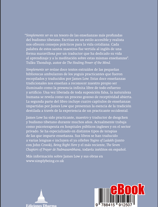 Simplemente Ser, Textos De La Tradición Dsogchen